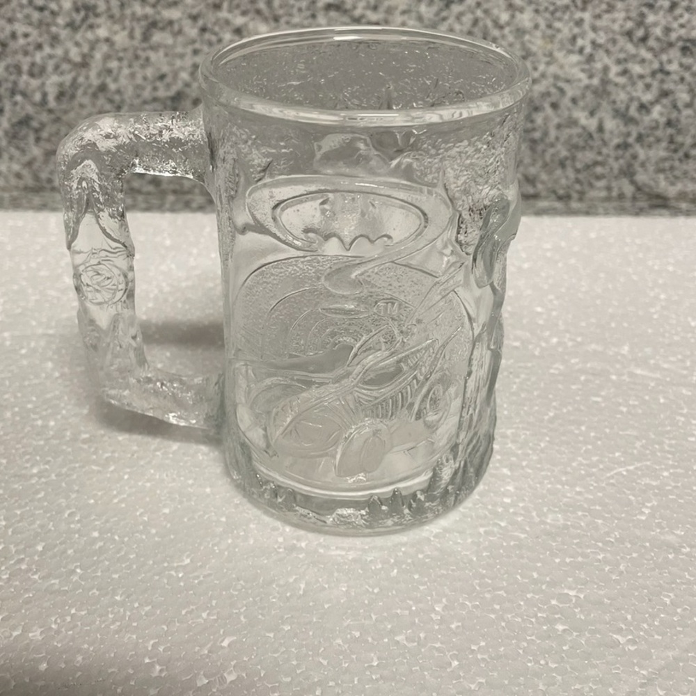McDonald’s “Batman Forever” Robin Clear Glass Mug